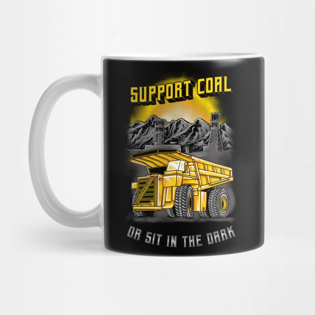 Dump Truck Support Coal by damnoverload